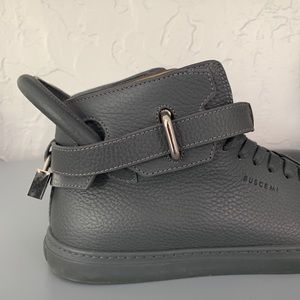 Grey Buscemi high tops. Excellent condition.